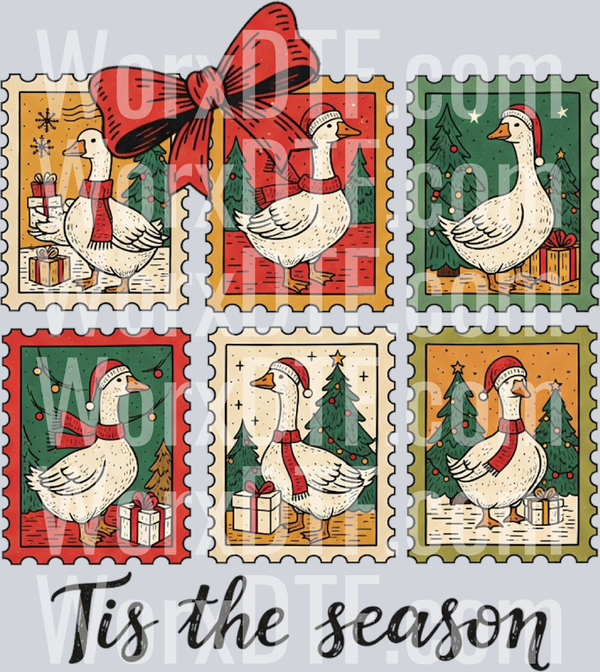 SillyGooseChristmasStampsPng