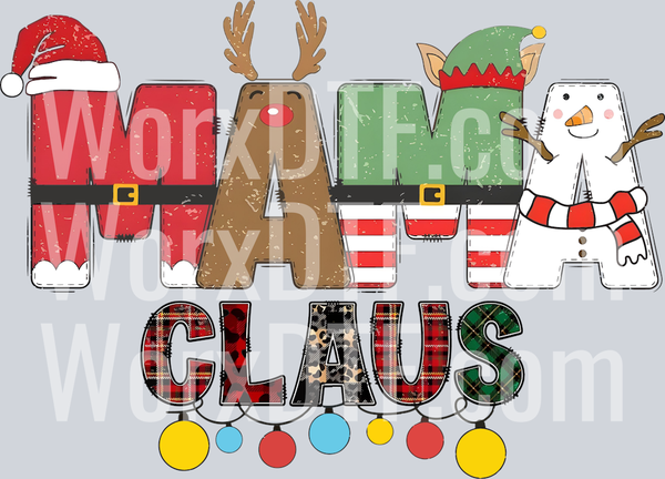Retro Mama Claus Funny Christmas PNG Sublimation File_SVG290923T034-01