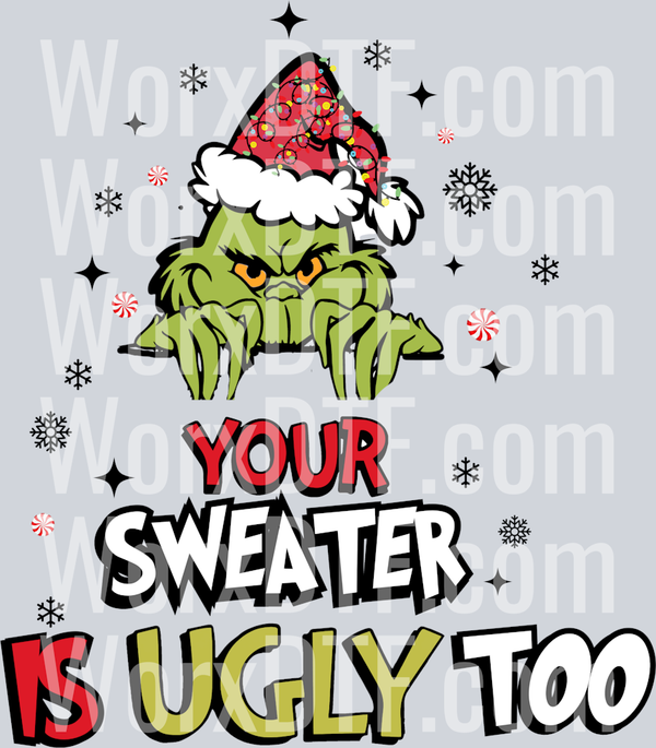 your sweater is ugly