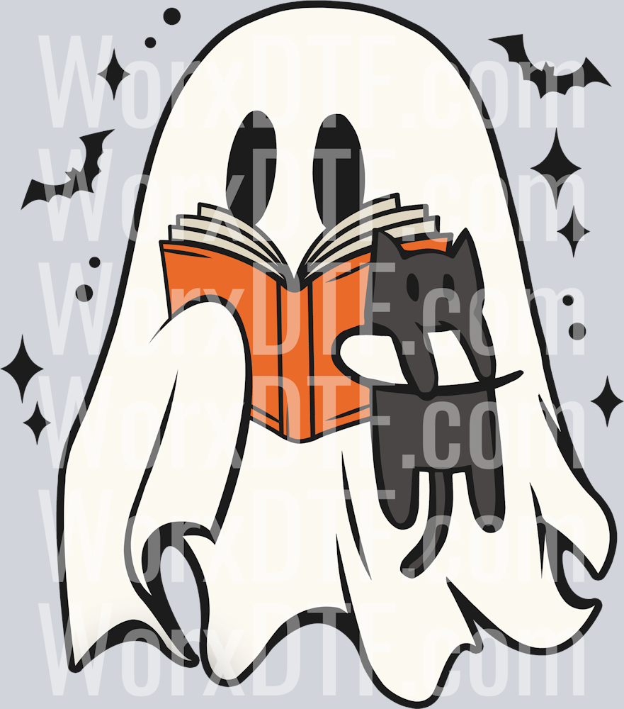 CuteGhostReadingBook